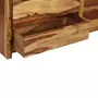 VIDAXL Meuble a tiroirs Bois massif de Sesham 160 x 40 x 80 cm