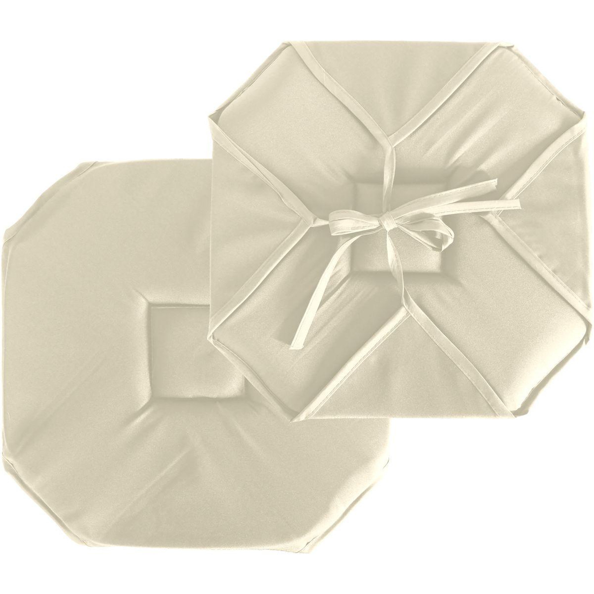 ENJOY HOME Galette de chaise uni  basic  40x40cm écru