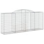 Voir la diapositive 2 : VIDAXL Panier de gabions arque 300x50x120/140 cm Fer galvanise