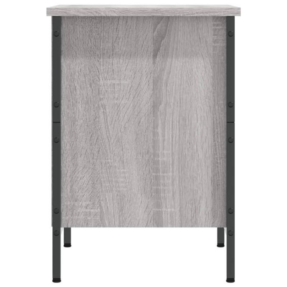 VIDAXL Armoire à chaussures sonoma gris 38x35x50 cm bois d ingénierie