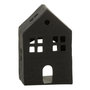 Voir la diapositive 1 : Paris Prix Bougeoir Déco 1 Bougie  Maison  19cm Noir