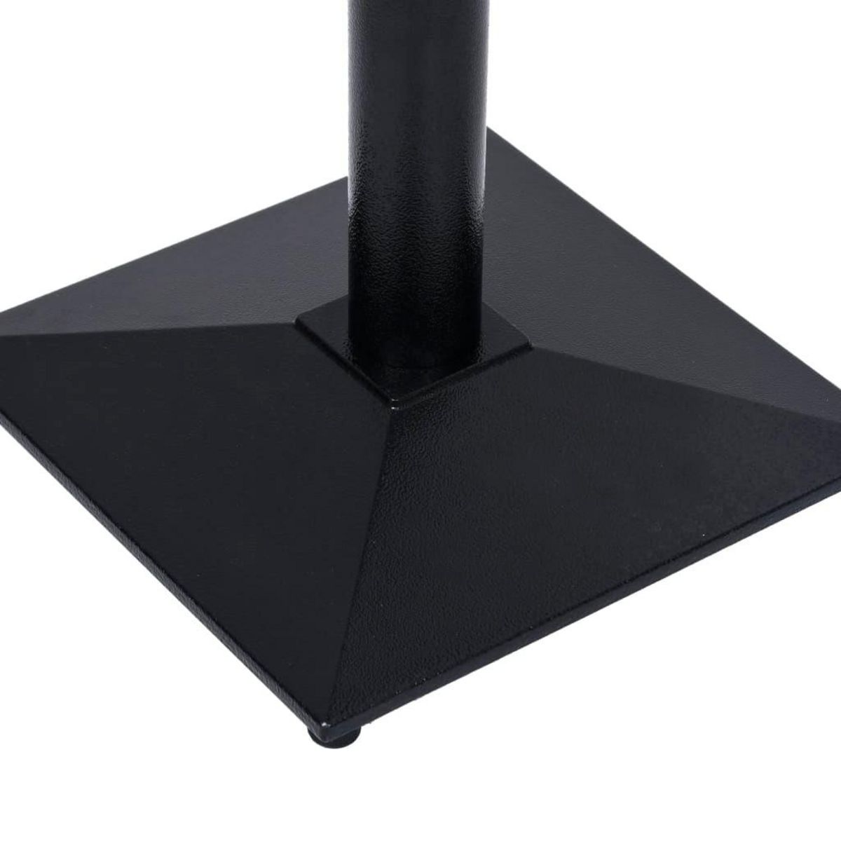 VIDAXL Pied de table de bistro noir 41x41x72 cm fonte