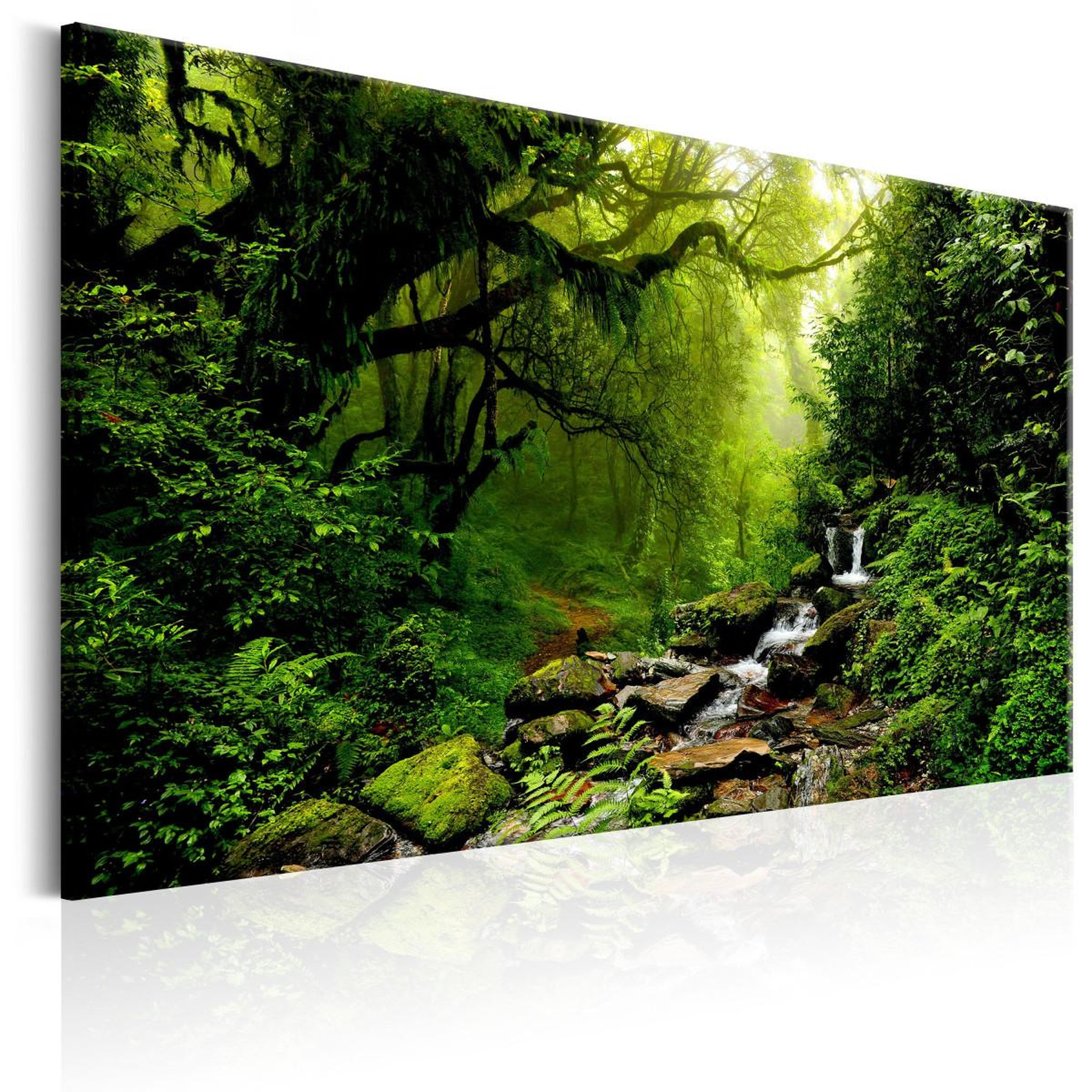 Paris Prix Tableau imprimé  waterfall in the forest. Coloris disponibles : Multicolore