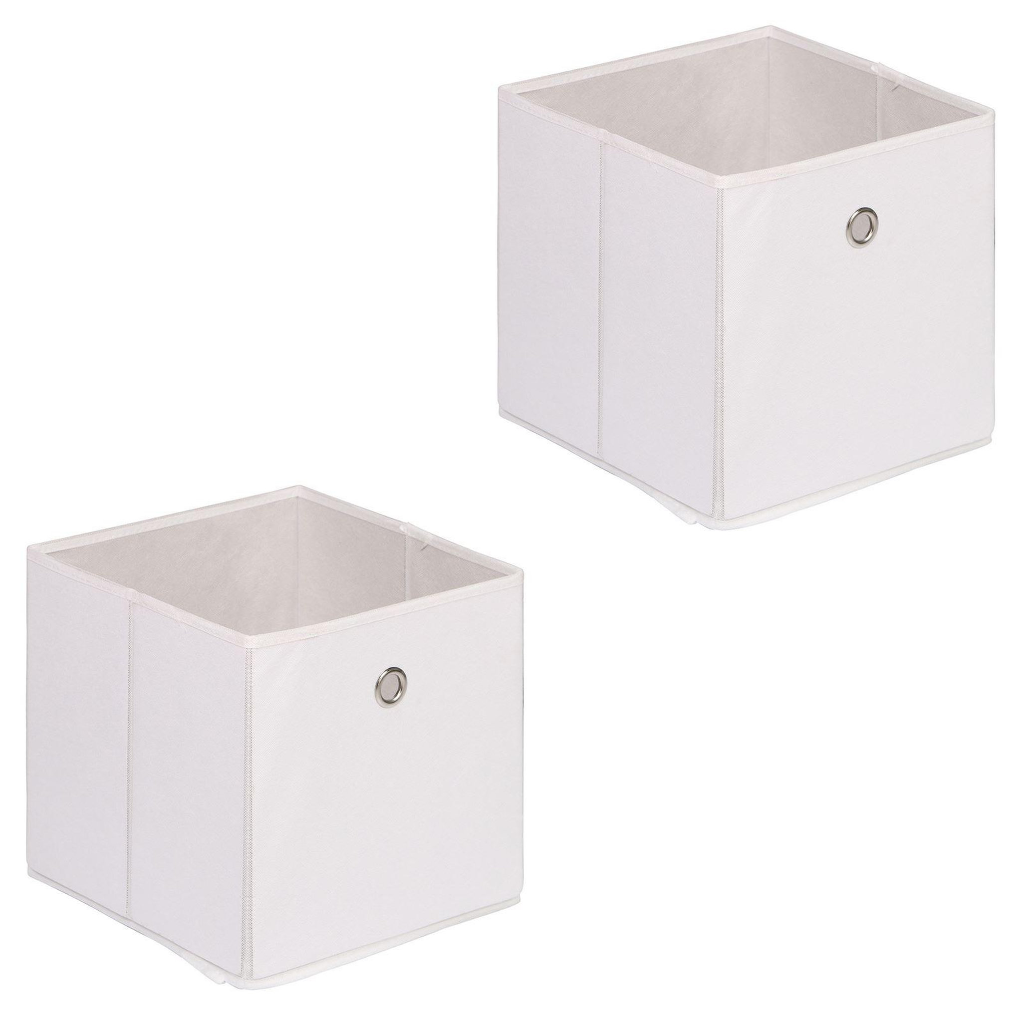 Voir la diapositive 1 : IDIMEX Lot de 2 boîtes de rangement ELA, en tissu
