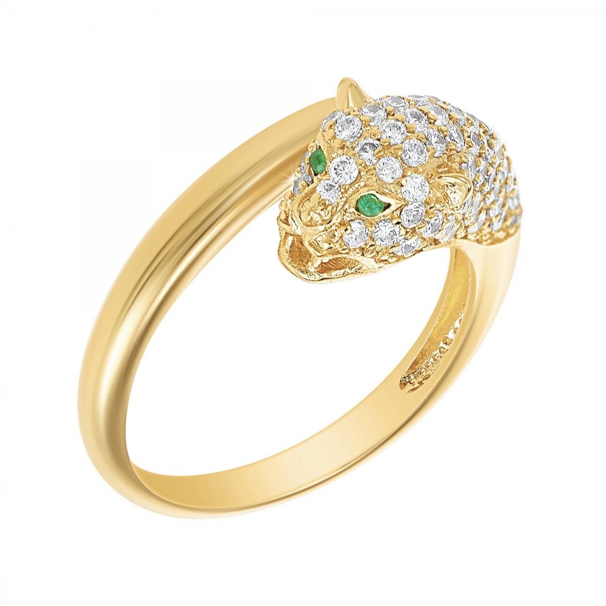 Voir la diapositive 1 : SC BOHEME Bague léopard ajustable par SC Bohème