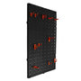 Voir la diapositive 3 : Paris Prix Panneau Mural  Rangement Outils  48cm Noir