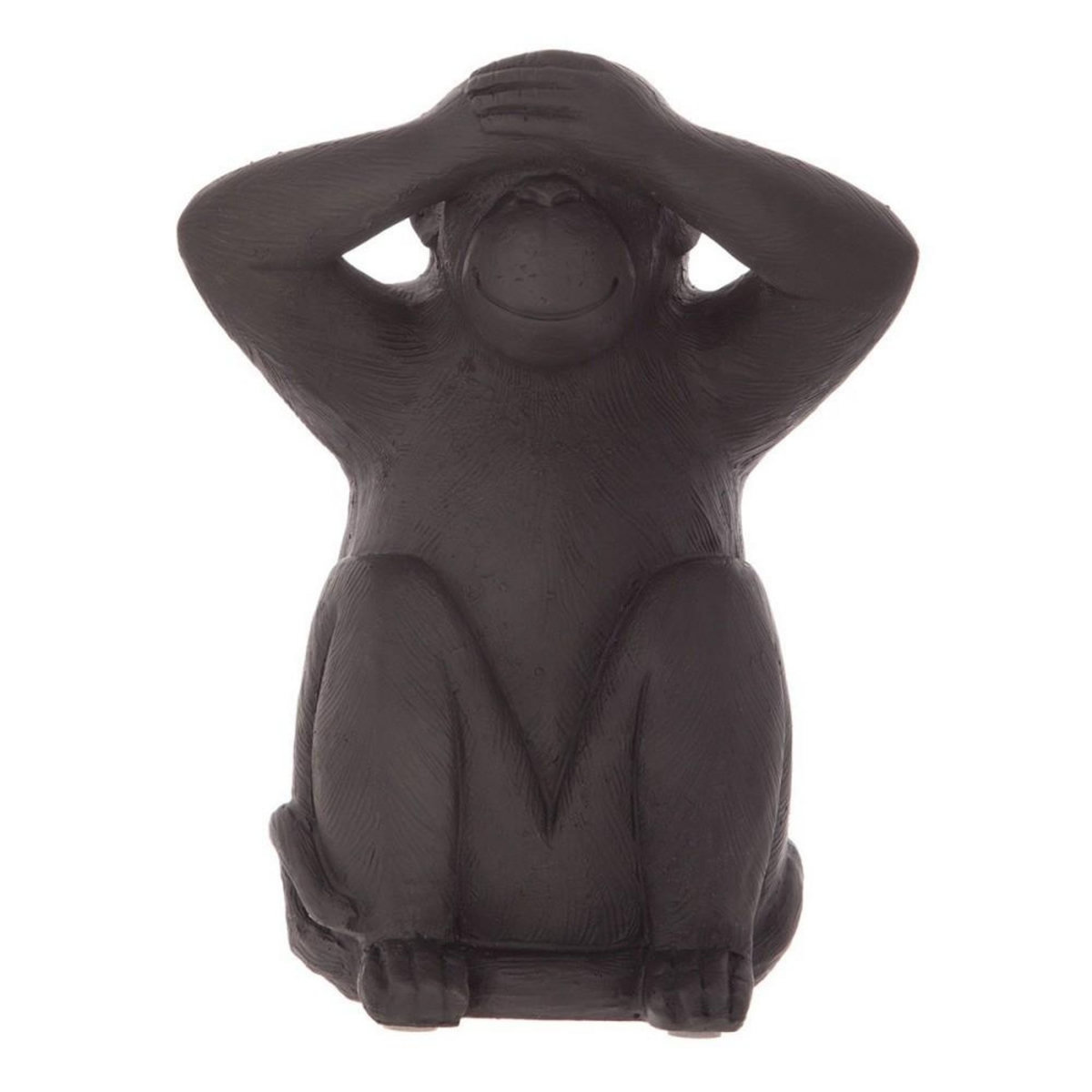 ATMOSPHERA Ensemble de 3 singes sagesse en résine 23 cm