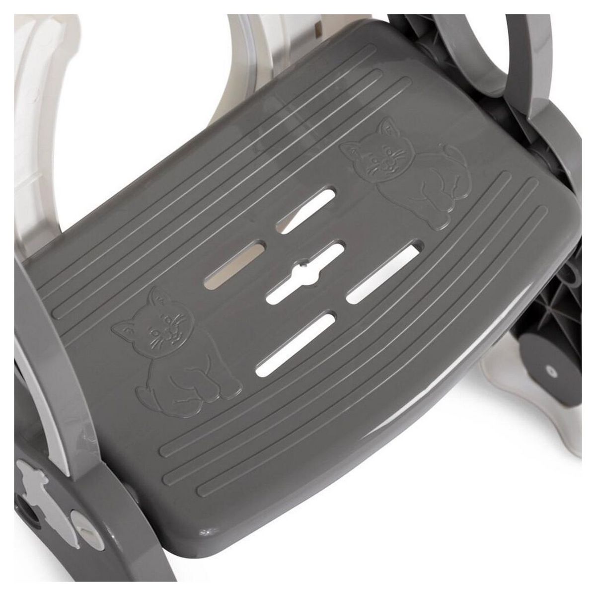 BANINNI Baninni Réducteur De Toilette Avec Marche Bravo gris