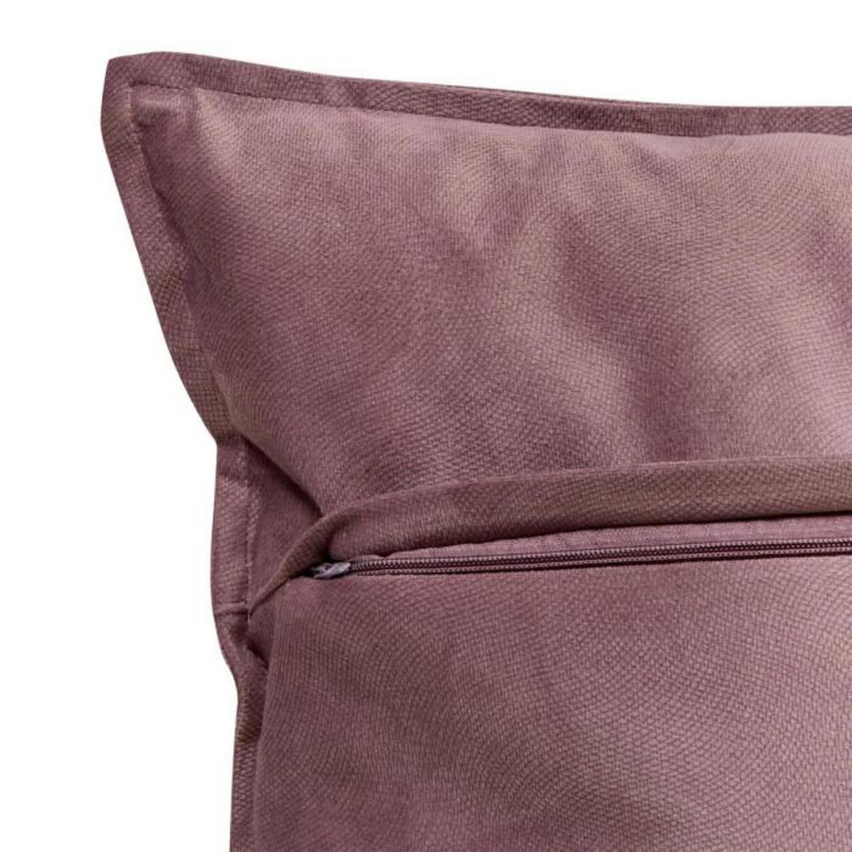 ATMOSPHERA Coussin Déco Uni  Lilou  45x45cm Parme