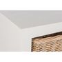 Voir la diapositive 6 : Paris Prix Console en Bois & 2 Paniers  Tonnin  110cm Blanc