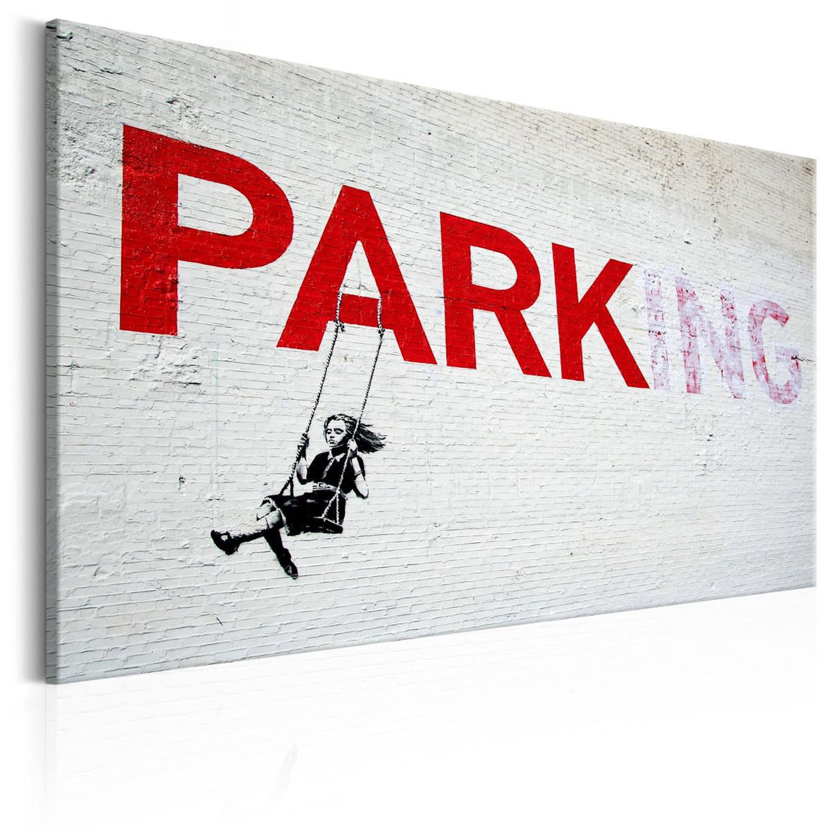 Paris Prix Tableau Imprimé  Parking Girl Swing - Banksy
