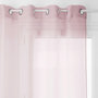 Voir la diapositive 3 : ATMOSPHERA Voilage Moly - 135 x 240 cm - Rose