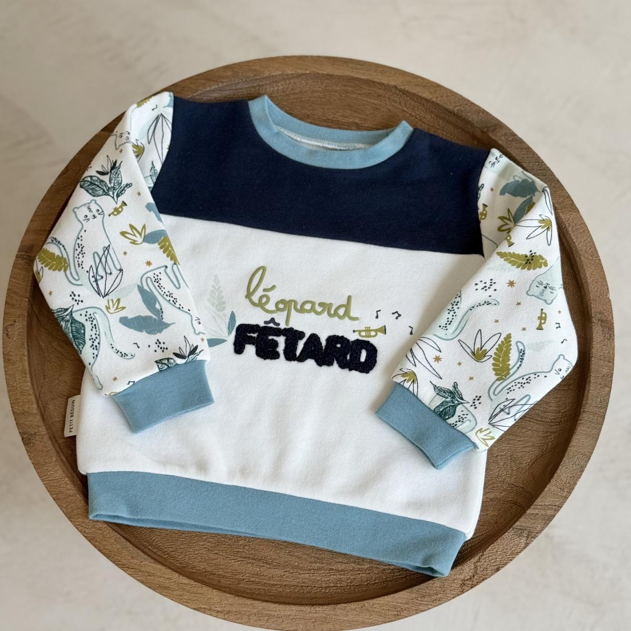Voir la diapositive 5 : Petit Béguin Sweat-shirt enfant en molleton oscar