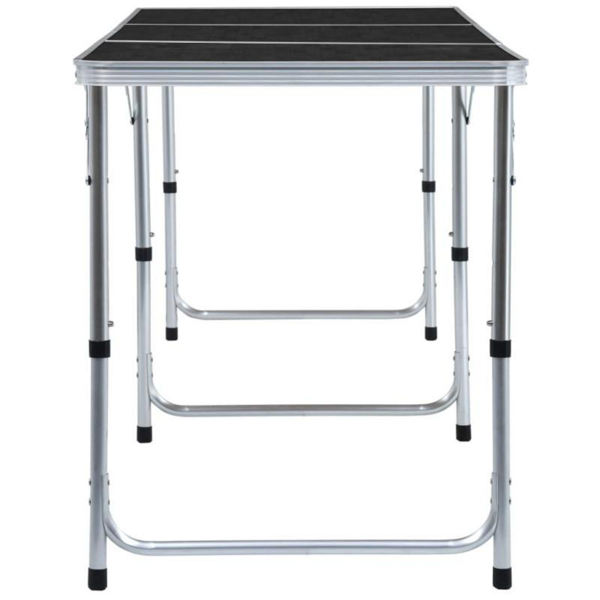 VIDAXL Table pliable de camping Gris Aluminium 180x60 cm