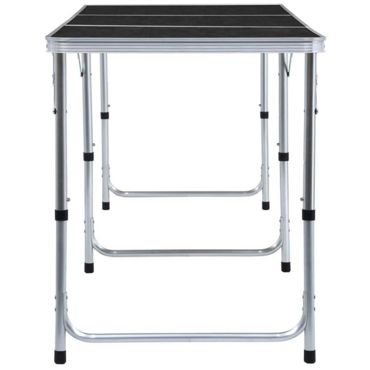 VIDAXL Table pliable de camping Gris Aluminium 180x60 cm