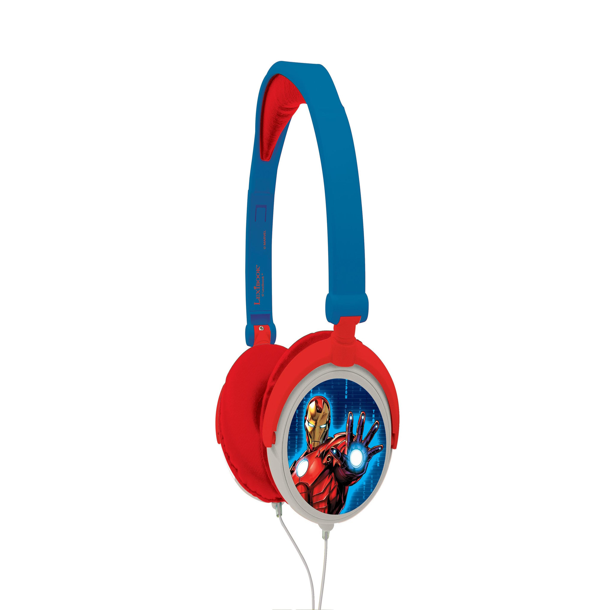 Voir la diapositive 1 : Lexibook Casque stéréo filaire pliable Avengers avec limitation de volume d'écoute