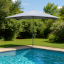 Voir la diapositive 4 : CONCEPT USINE Parasol droit rectangulaire 3 x 2 m gris SPEZIA
