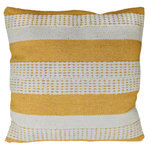 SOLEIL D'OCRE Coussin en coton 45x45 cm MACRAME delhi, par Soleil d'Ocre