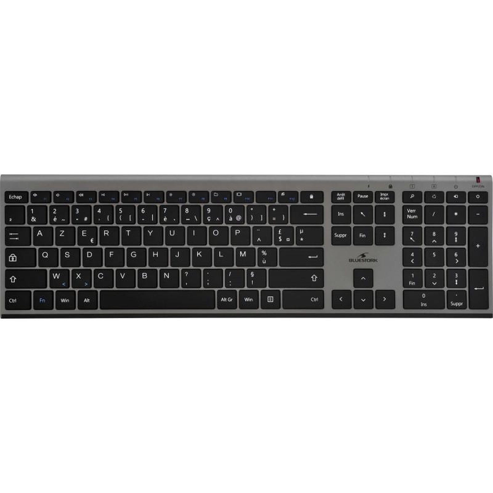 Voir la diapositive 4 : BLUESTORK Clavier AZERTY standard BLUESTORK PACK-WL-PC-BK/FR
