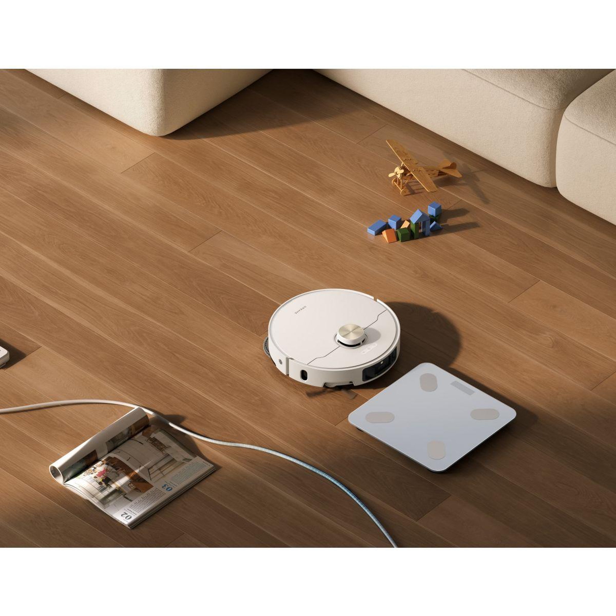 Voir la diapositive 3 : DREAME Aspirateur robot L40s Pro Ultra White