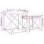 Voir la diapositive 6 : VIDAXL Tables basses gigognes 2 pcs chene sonoma bois d'ingenierie