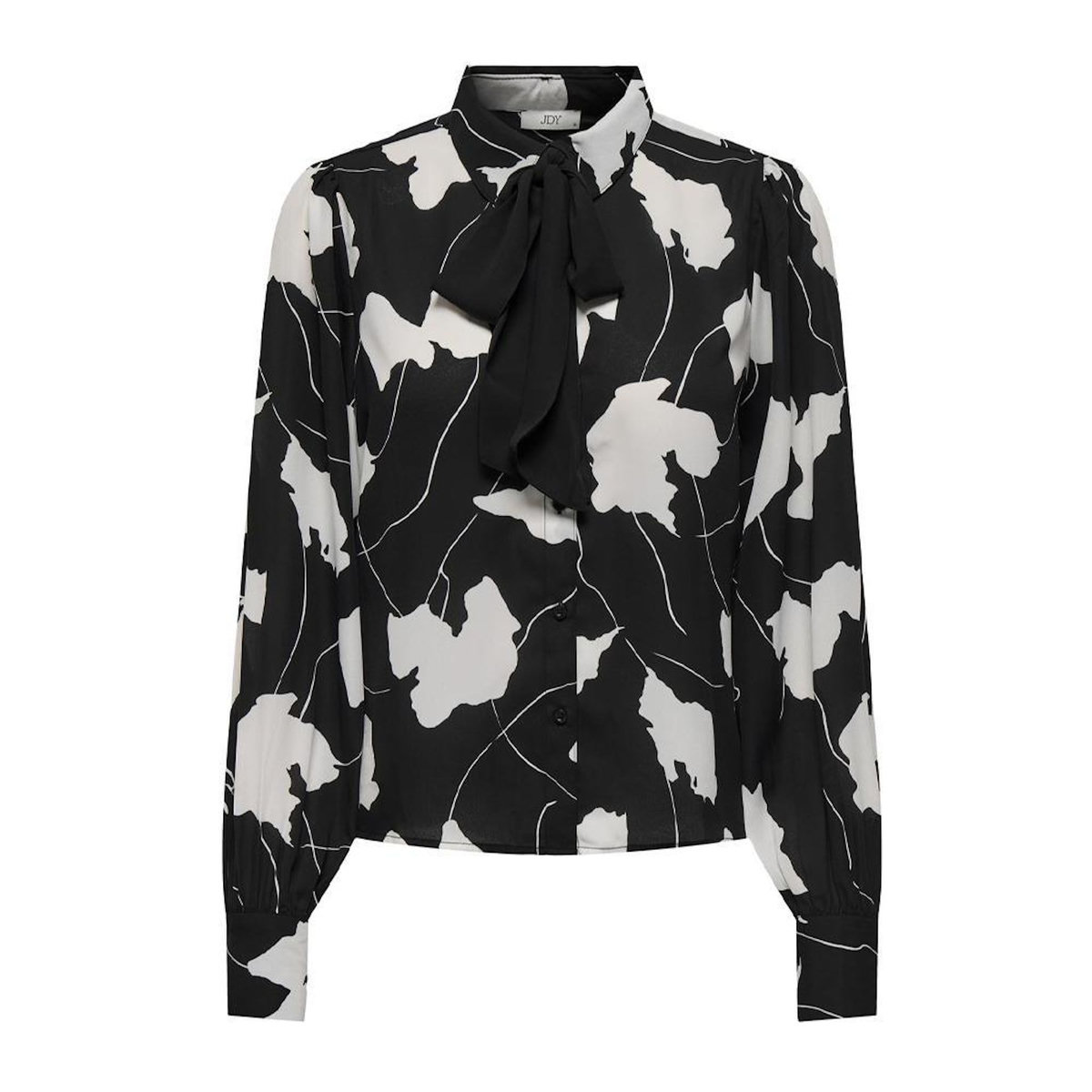 JACQUELINE DE YONG Blouse Noir/Blanc Imprimé Femme JDY Life Boey