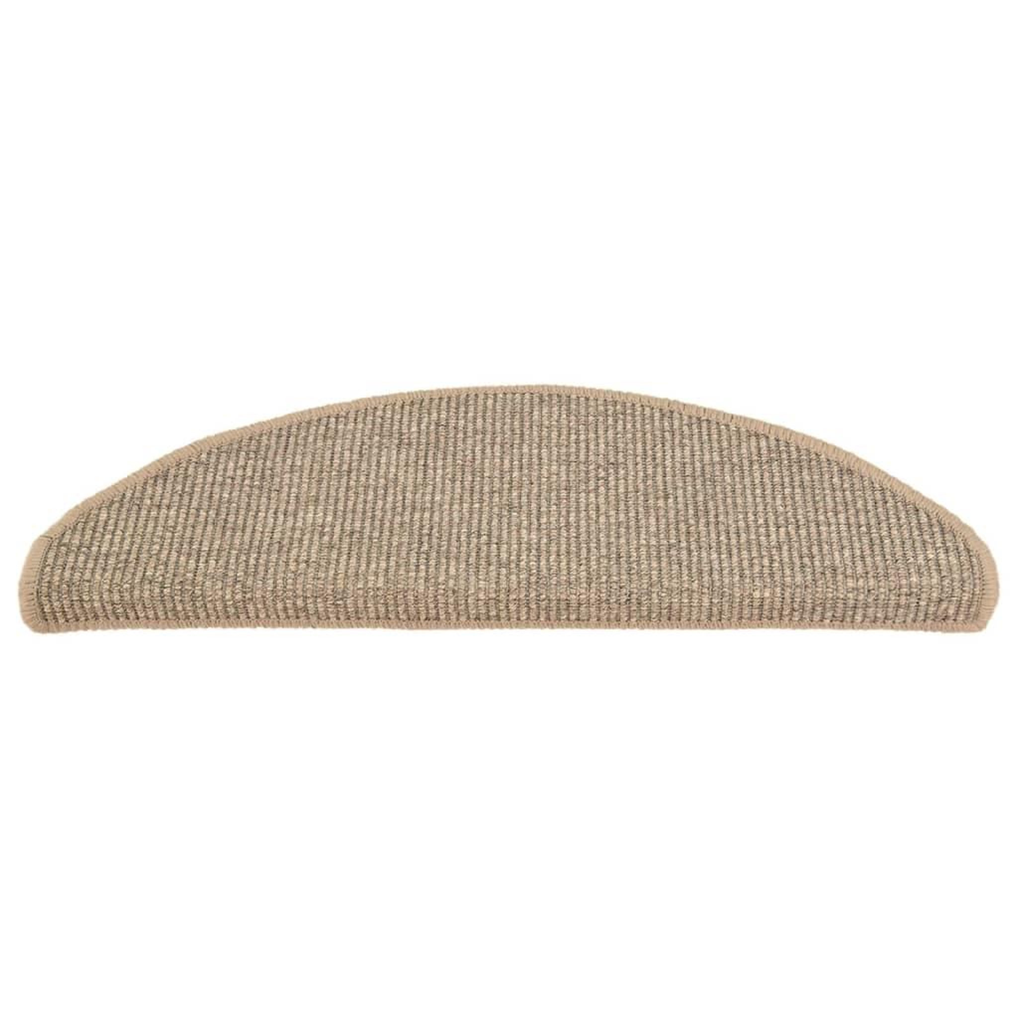 Voir la diapositive 4 : VIDAXL Tapis d'escalier auto-adhesifs 15 pcs Beige fonce 65x21x4 cm