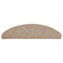 Voir la diapositive 4 : VIDAXL Tapis d'escalier auto-adhesifs 15 pcs Beige fonce 65x21x4 cm