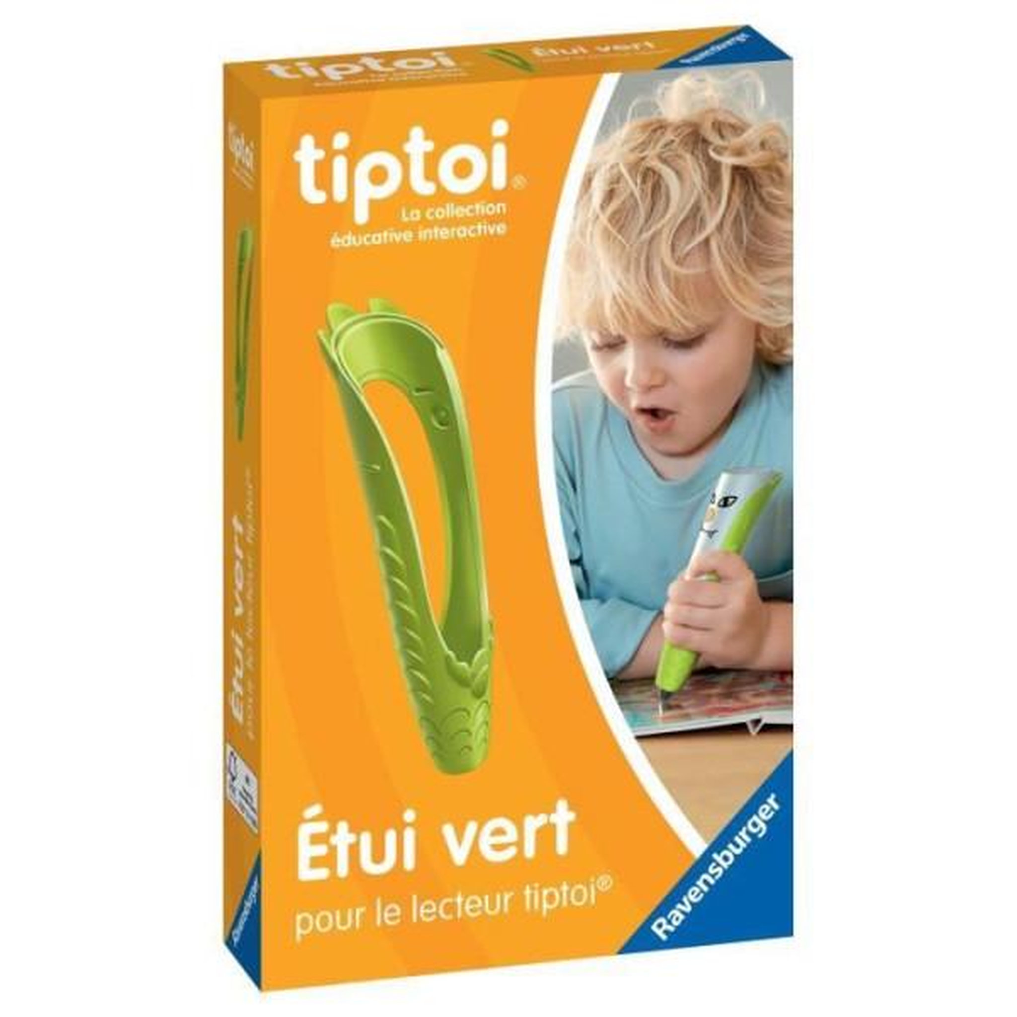 RAVENSBURGER Tiptoi etui vert, pour lecteur tiptoi (non inclus) 00000182, des 3 ans, ravensburger