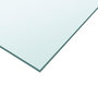 Voir la diapositive 3 : VIDAXL Dessus de table Transparent 50x50 cm Verre trempe