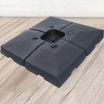 CONCEPT USINE Lot de 4 dalles parasols hdpe DALLES