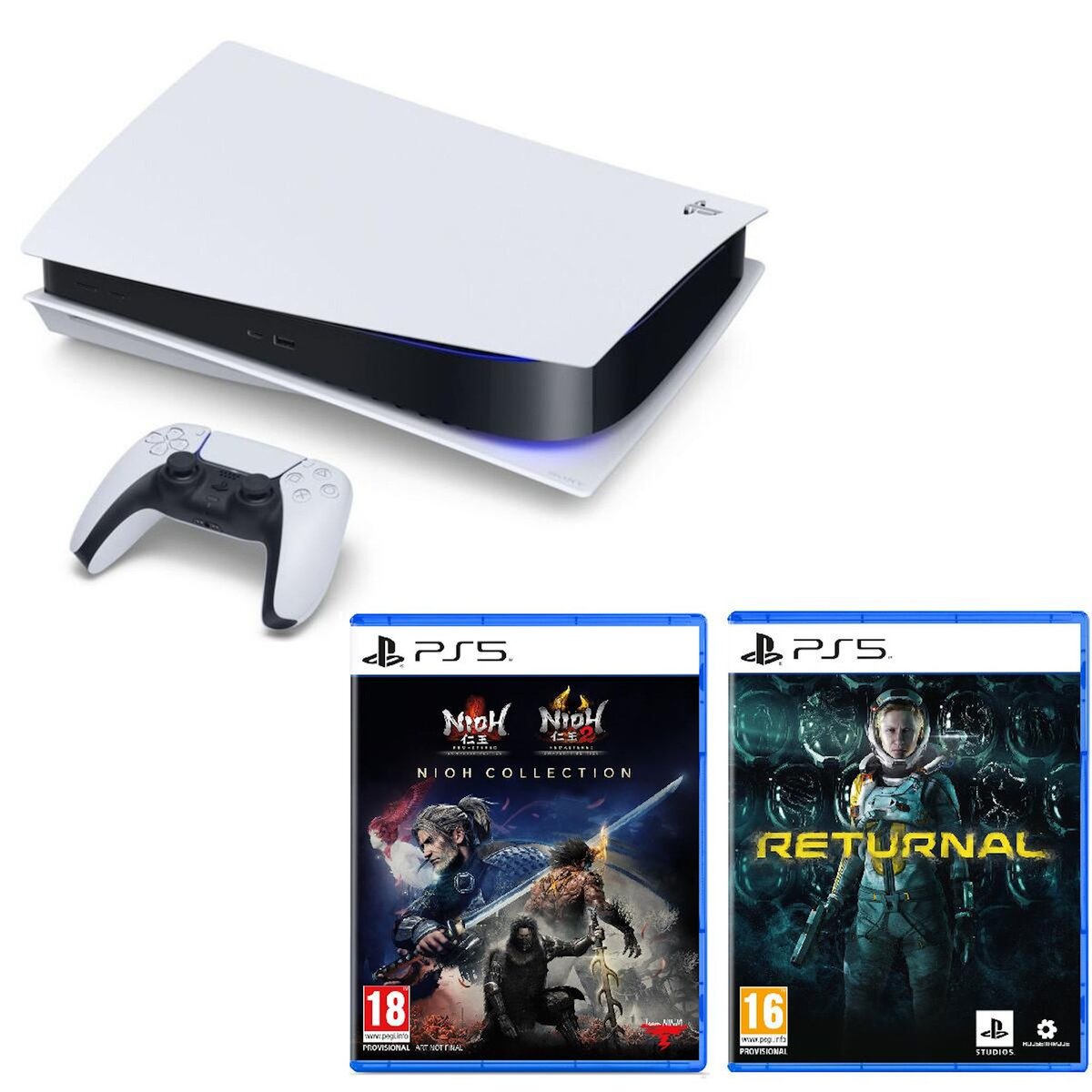 SONY Console PS5 Edition Standard + Returnal PS5 + The Nioh Collection PS5