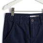 Voir la diapositive 2 : INEXTENSO Pantalon chino marine en coton garçon 