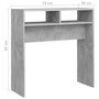 Voir la diapositive 6 : VIDAXL Table console gris beton 78x30x80 cm bois d'ingenierie