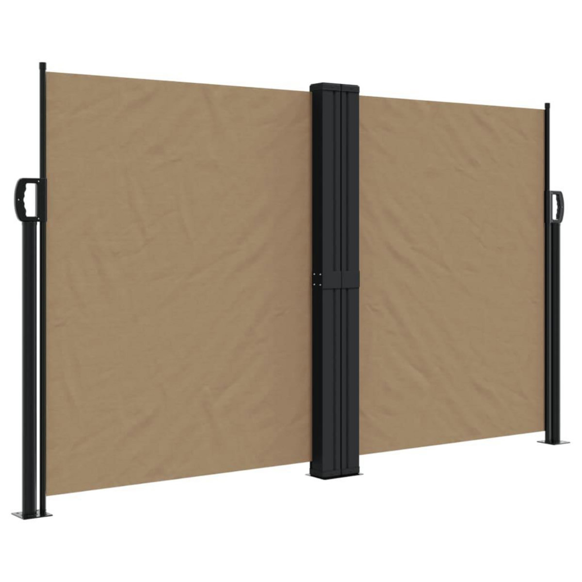 VIDAXL Auvent lateral retractable taupe 140x1200 cm