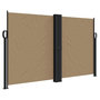 Voir la diapositive 2 : VIDAXL Auvent lateral retractable taupe 140x1200 cm