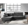 Voir la diapositive 5 : BEST MOBILIER Linea - canapé d'angle gauche convertible - 5 places - avec têtières