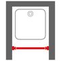 Voir la diapositive 4 : SEALSKIN Sealskin Tringle de rideau de douche telescopique 80-130 cm chrome