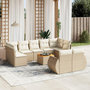 Voir la diapositive 1 : VIDAXL Salon de jardin avec coussins 10 pcs beige resine tressee