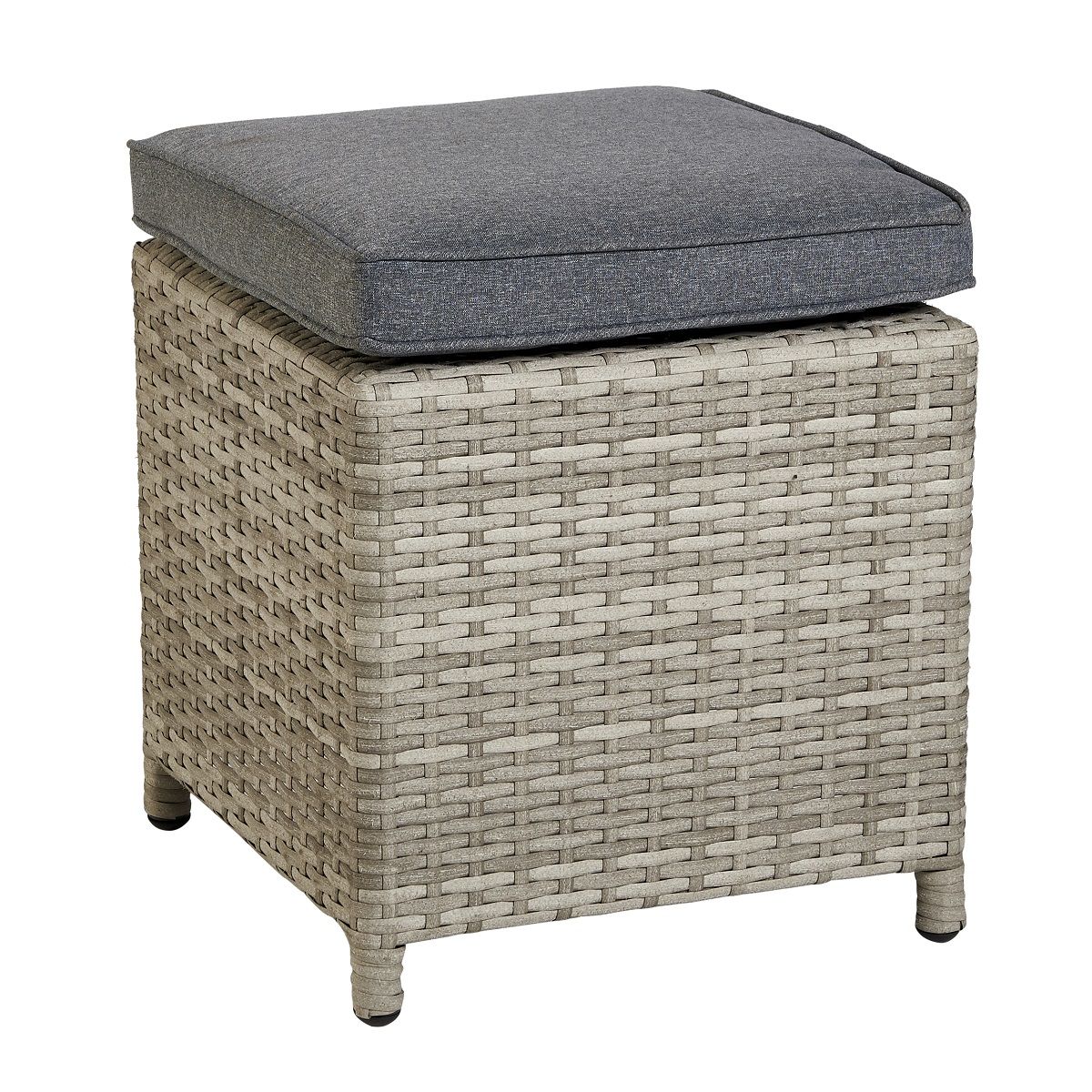 GARDENSTAR Salon bas de jardin 6 personnes en résine tressé