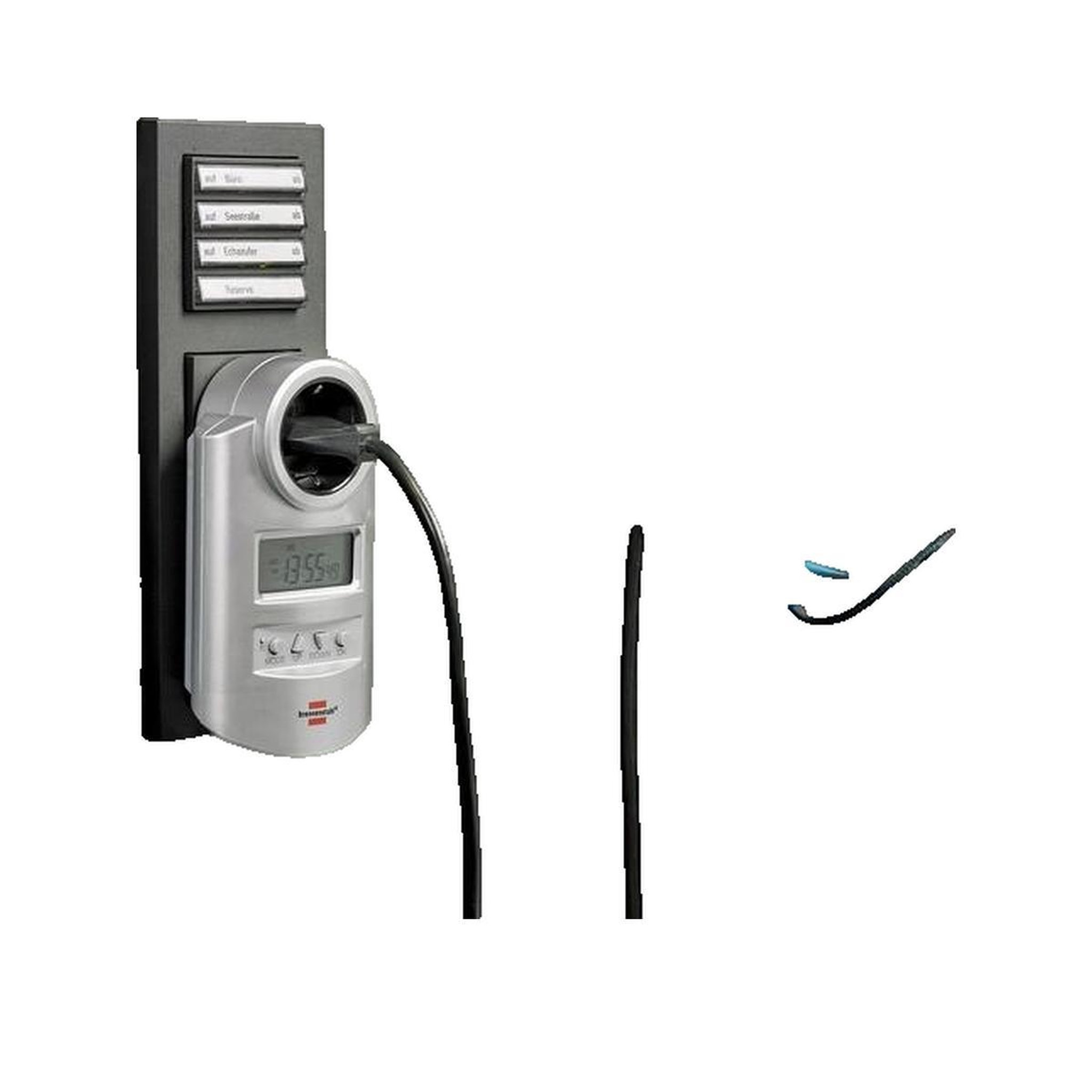 Voir la diapositive 3 : Brennenstuhl Programmateur Hebdomadaire Digital Brennenstuhl 20 Cycles