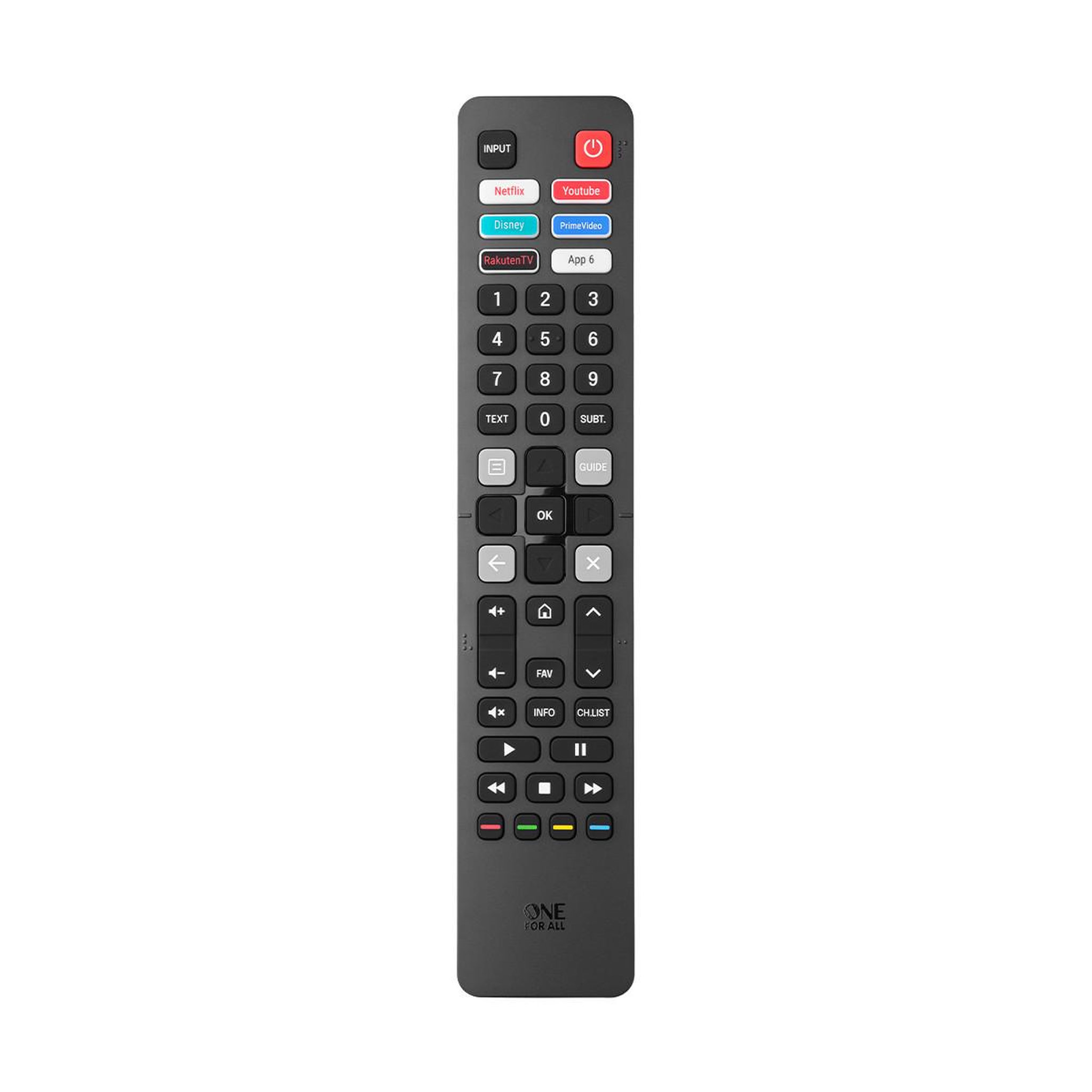 One For All One For All URC 4916 télécommande TV Appuyez sur les boutons