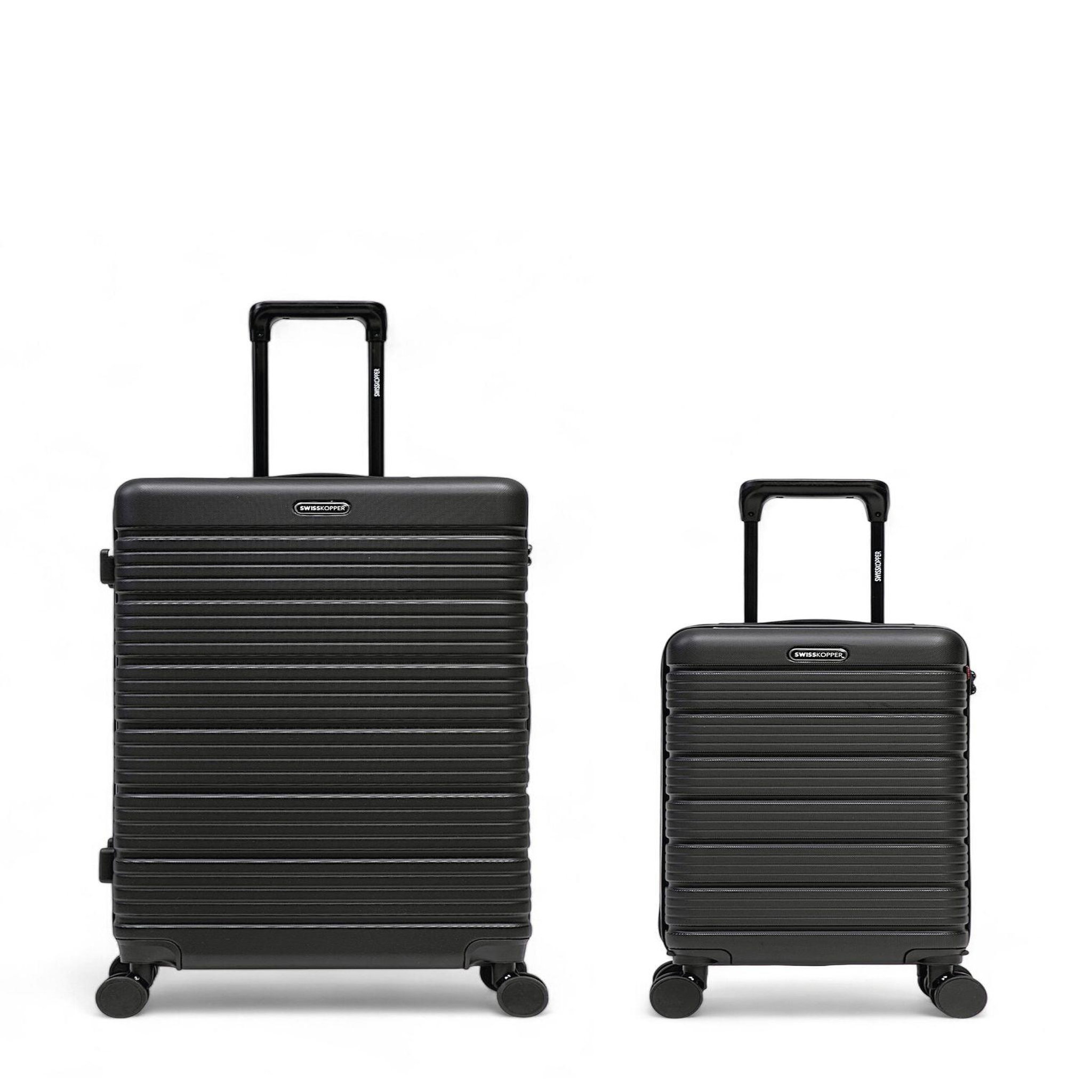 SWISS KOPPER Lot de 2 Valises Rigides Grand Format et Cabine XS LUGANO