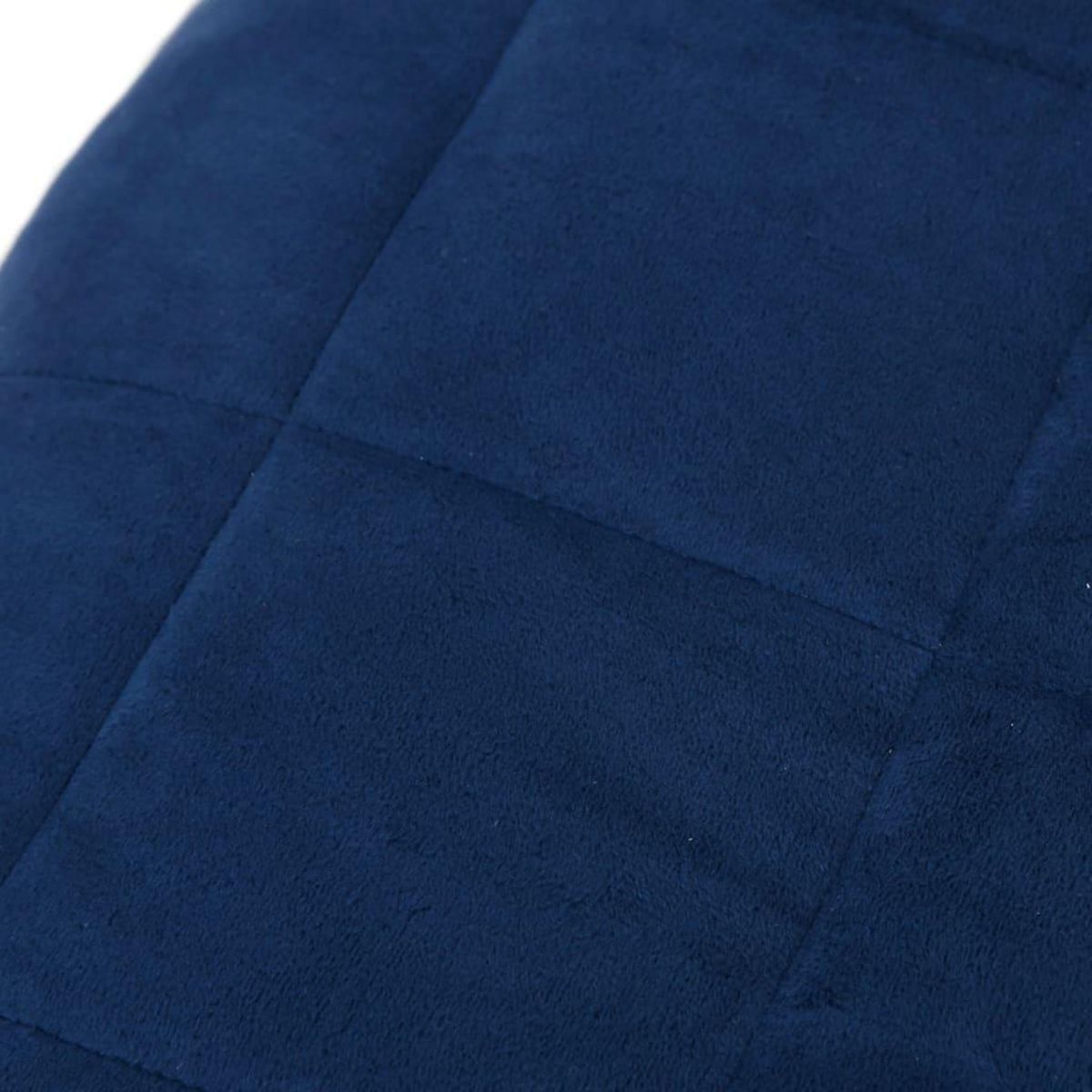 VIDAXL Couverture lestee Bleu 200x230 cm 13 kg Tissu