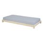 Voir la diapositive 2 : BENLEMI Lit simple en bois TEENY Verni 90x160cm
