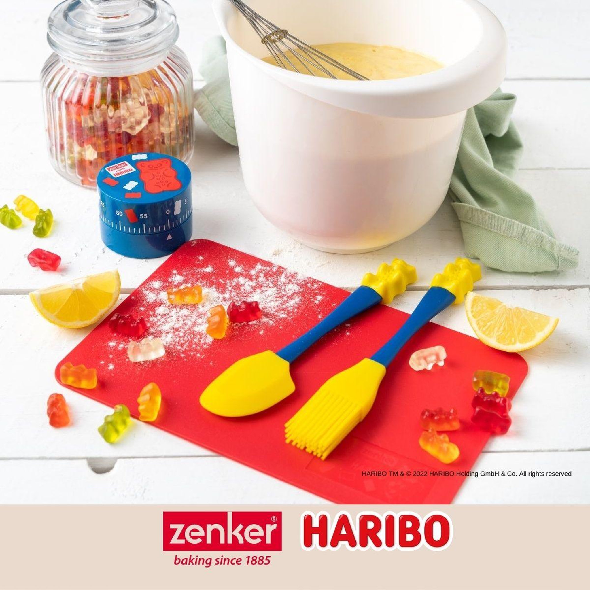 Voir la diapositive 6 : ZENKER Spatule de cuisine et de pâtisserie en silicone 18 cm zenker haribo