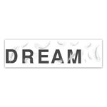 SUD TRADING Sticker moderne Dream - 70 x 20 cm - Blanc et noir
