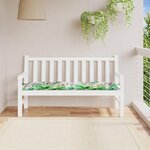 VIDAXL Coussin de banc de jardin multicolore 150x50x7 cm tissu oxford