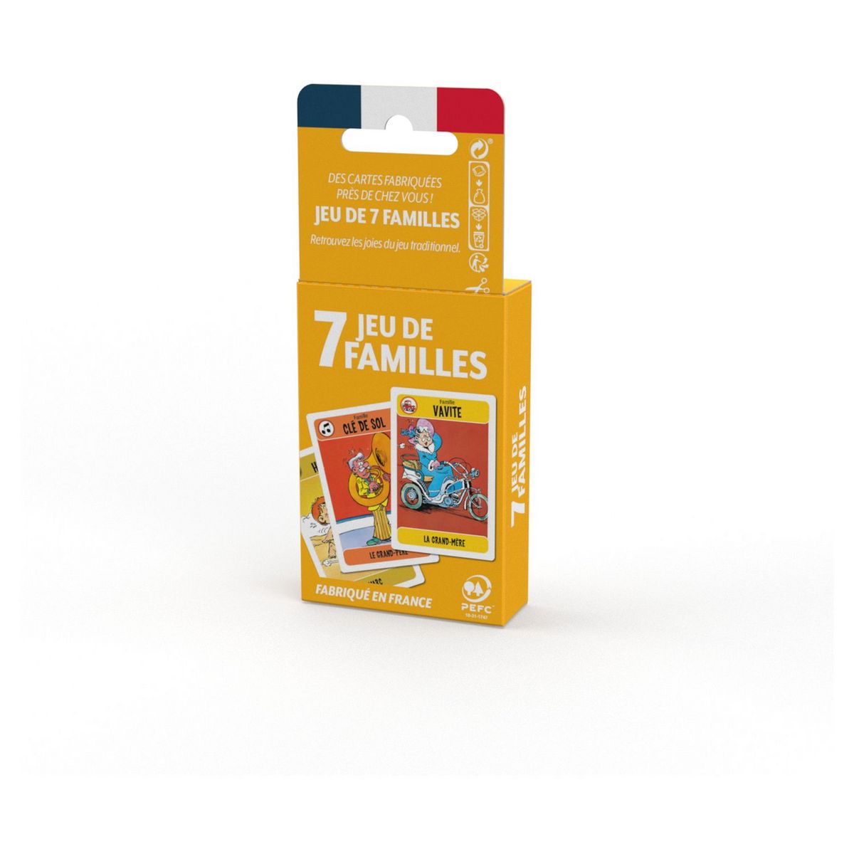 CARTAMUNDI Basic jeu de 7 familles