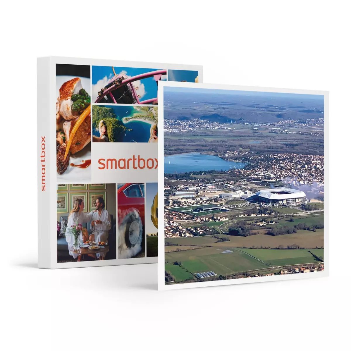Smartbox Vol en hélicoptère de 20 min pour 2 personnes près de Lyon - Coffret Cadeau Sport & Aventure